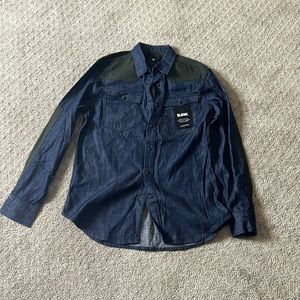 G Star Dark Blue Jean shirt